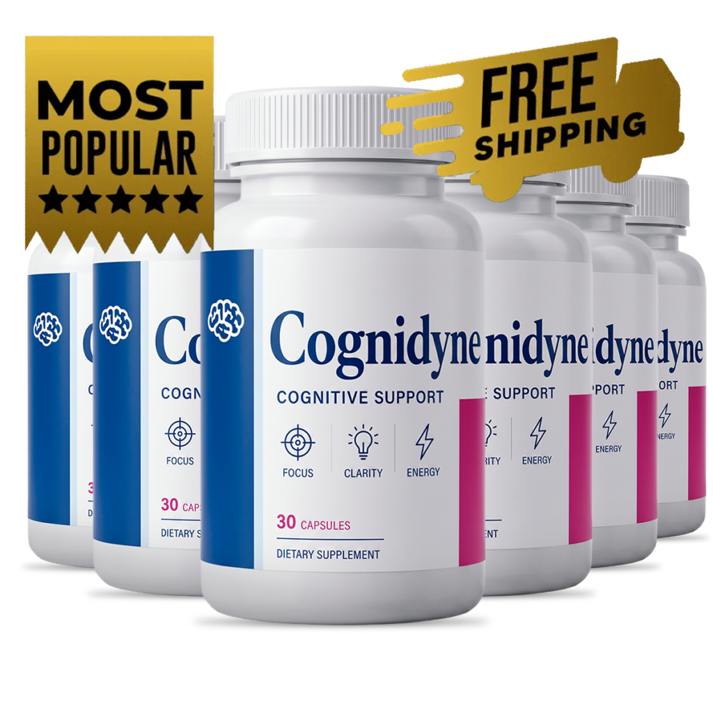 Cognidyne cognitive support capsule bottles